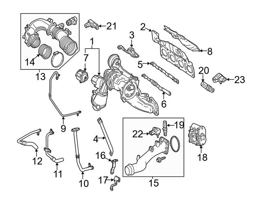 Mercedes Fuel Injection Throttle Body 2701410025